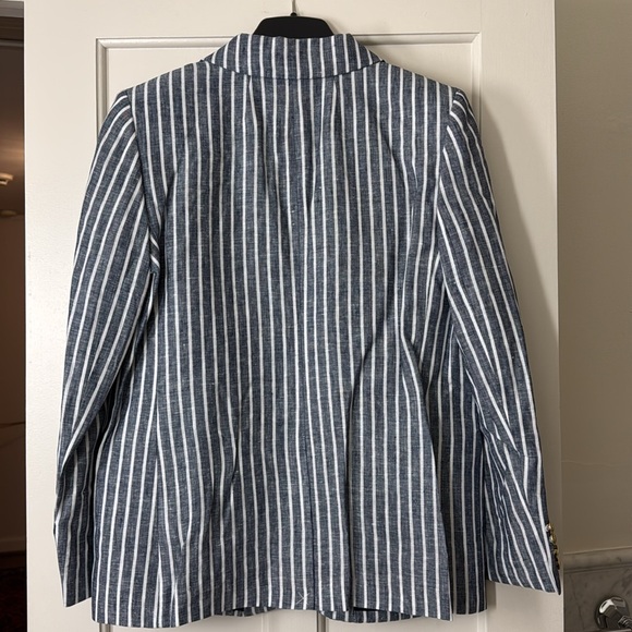 J.Crew Alfie blazer in striped linen BX807 - Picture 11 of 11
